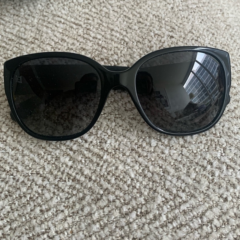 New Chanel Sunglasses; Black Tweed
